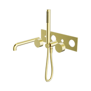 Nero Kara Progressive Shower System With Spout 250mm Trim Kits Only, Brushed Gold