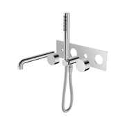 Nero Kara Progressive Shower System With Spout 250mm Trim Kits Only, Chrome