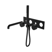 Nero Kara Progressive Shower System With Spout 250mm Trim Kits Only, Matte Black
