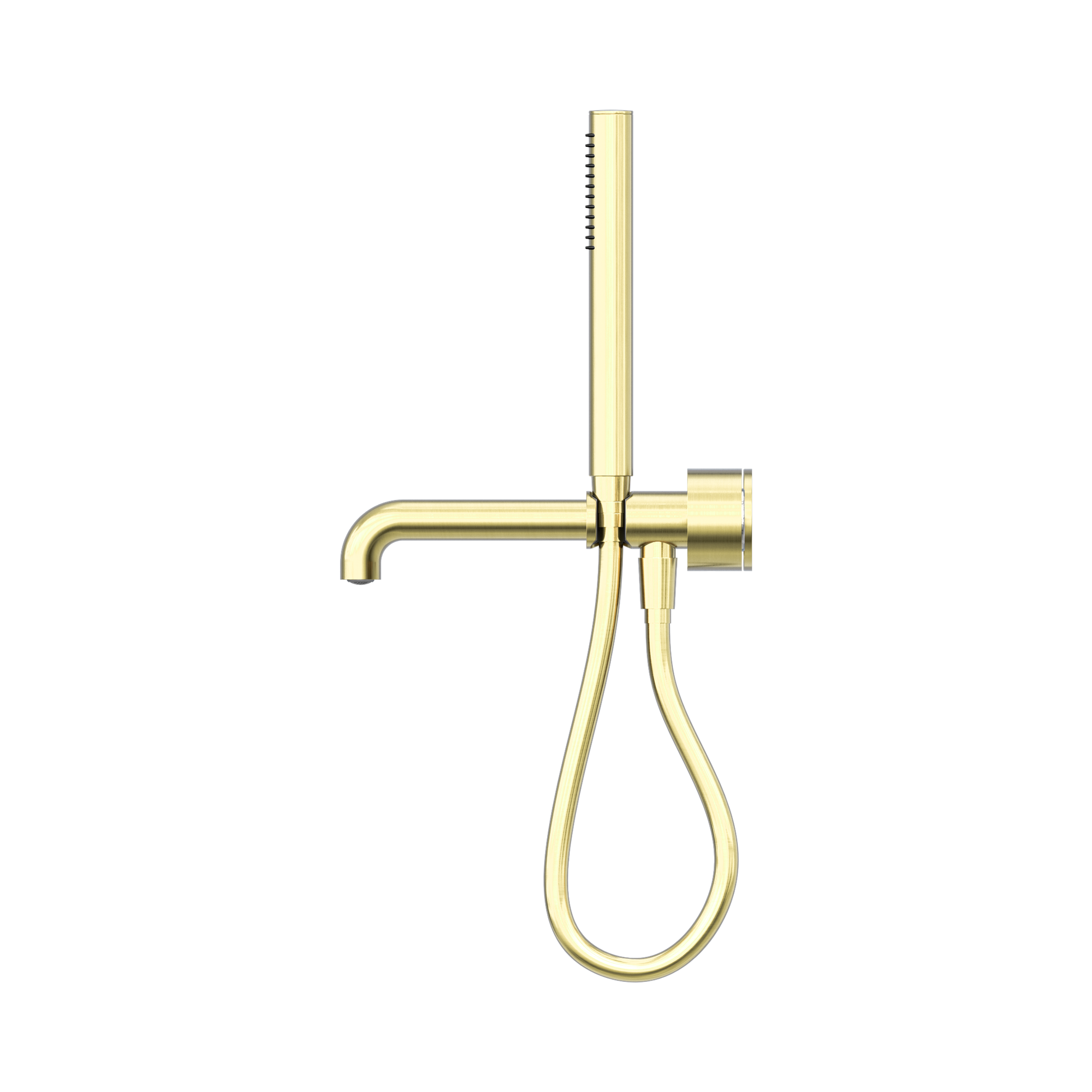 Nero Kara Progressive Shower System Separate Plate With Spout 230mm, Brushed Gold
