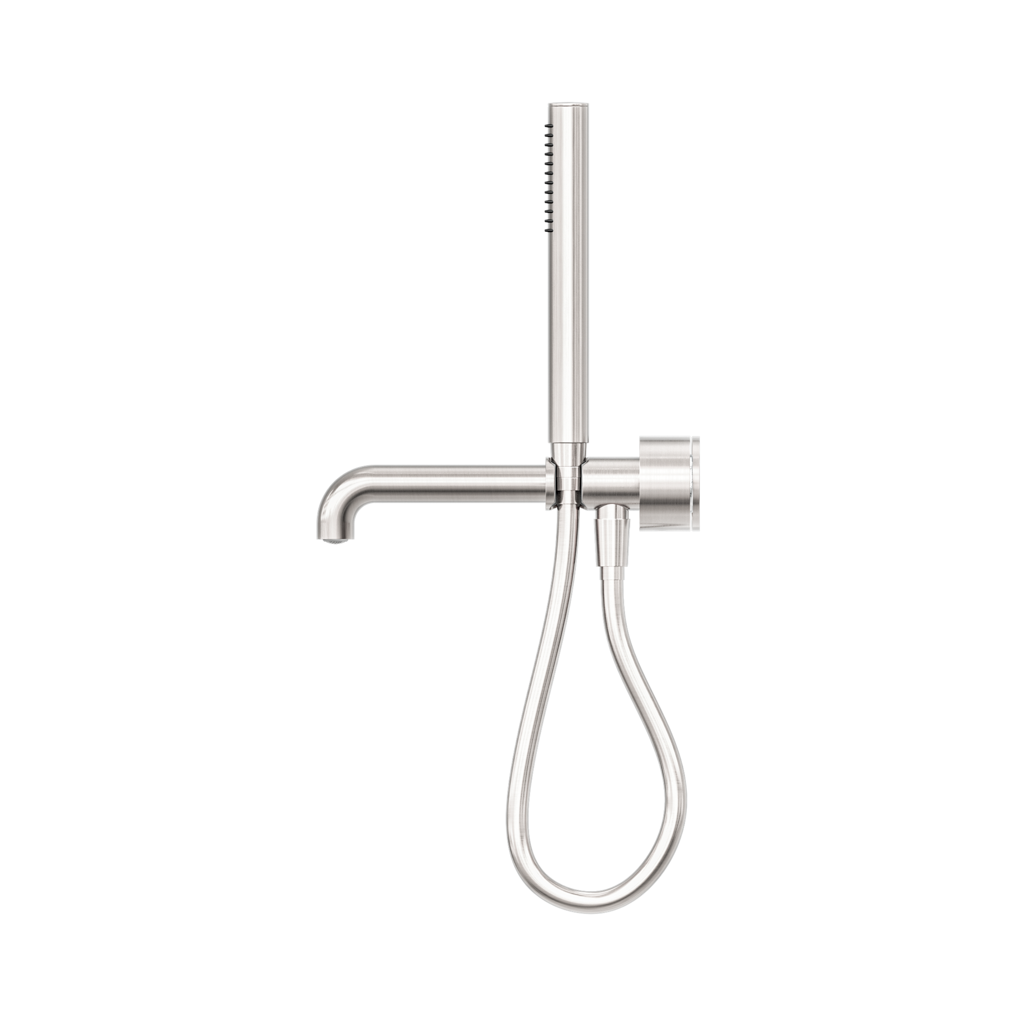 Nero Kara Progressive Shower System Separate Plate With Spout 230mm, Brushed Nickel