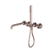 Nero Kara Progressive Shower System Separate Plate With Spout 230mm, Brushed Bronze