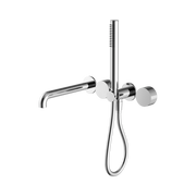 Nero Kara Progressive Shower System Separate Plate With Spout 230mm, Chrome