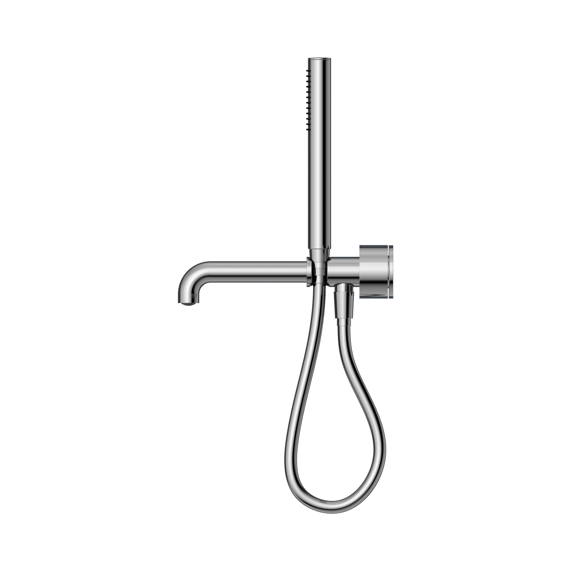 Nero Kara Progressive Shower System Separate Plate With Spout 230mm, Chrome
