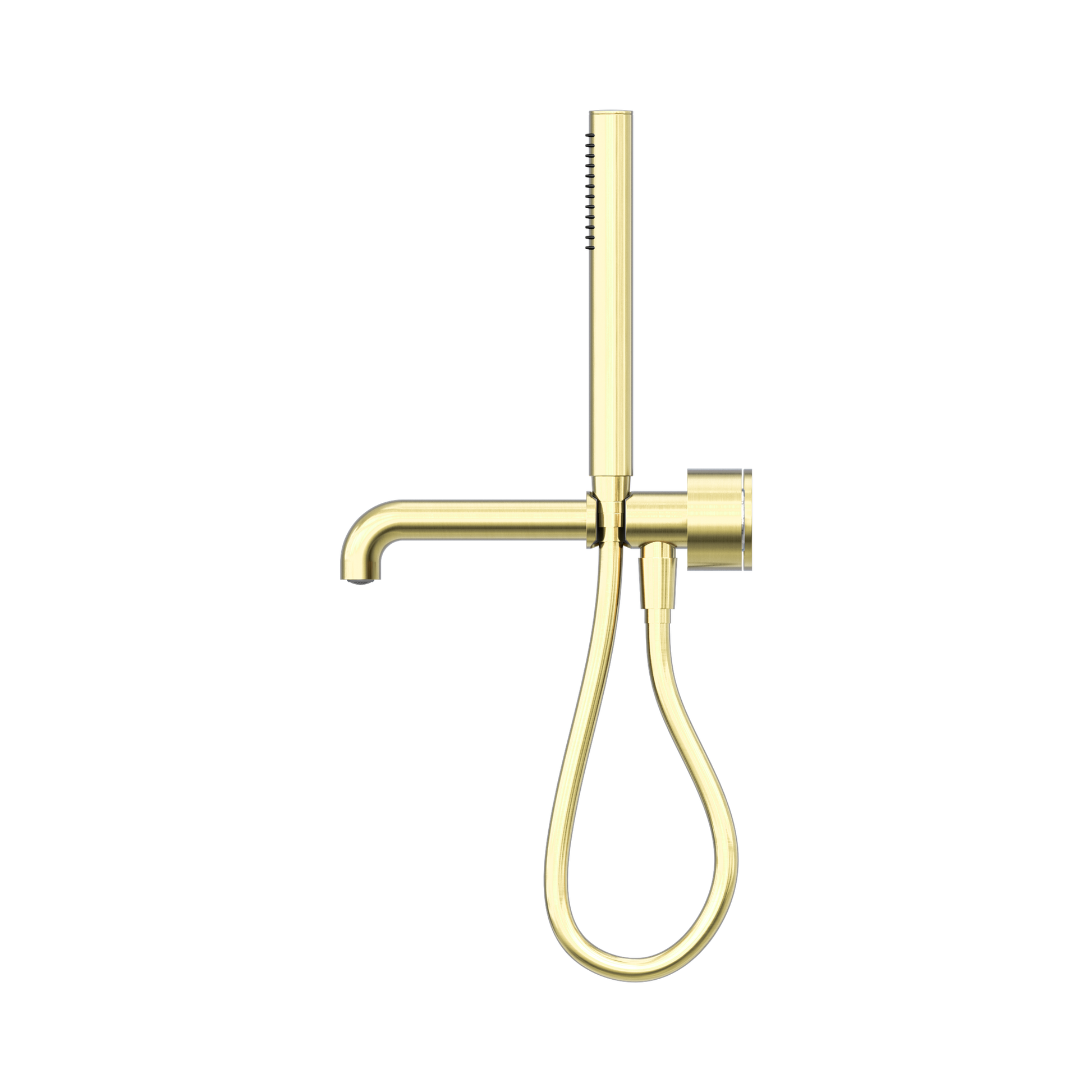 Nero Kara Progressive Shower System Separate Plate With Spout 250mm, Brushed Gold