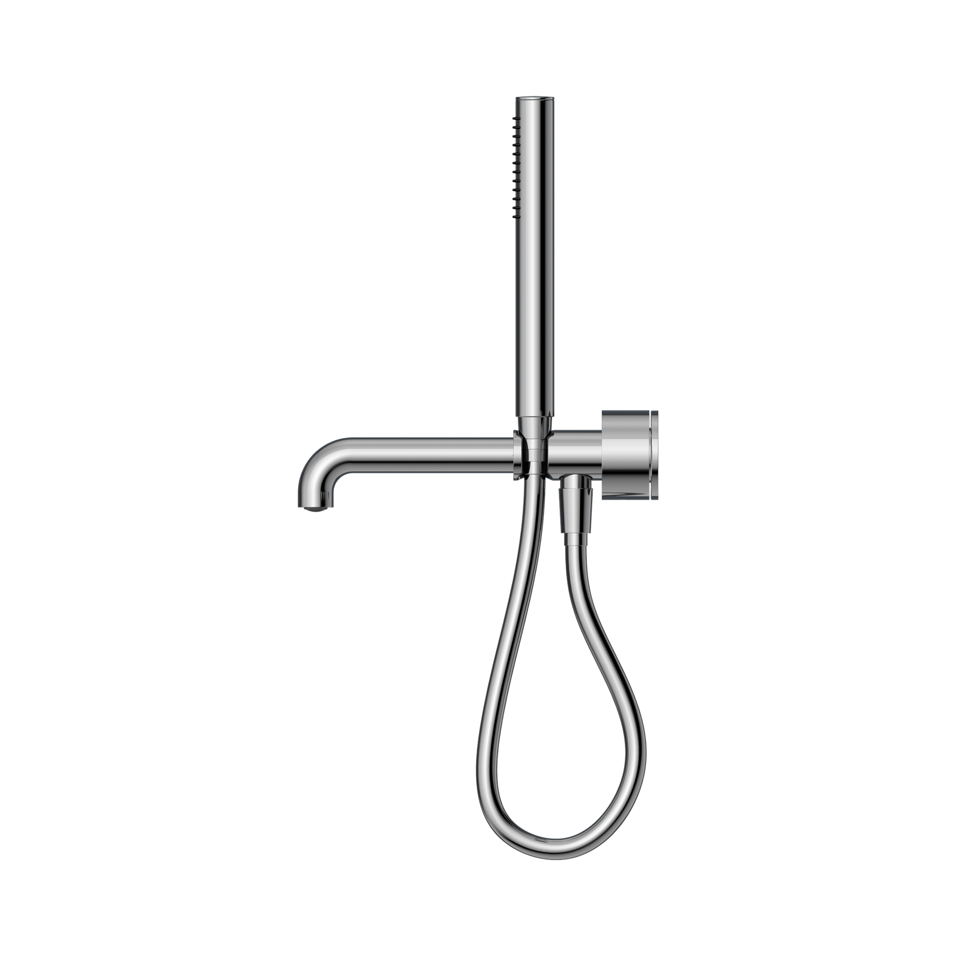 Nero Kara Progressive Shower System Separate Plate With Spout 250mm, Chrome