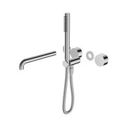 Nero Kara Progressive Shower System Separate Plate With Spout 250mm Trim Kits Only, Chrome