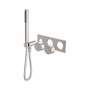 Nero Kara Progressive Shower System Trim Kits Only, Brushed Nickel