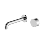 Nero Kara Progressive Wall Basin/Bath Set 160mm, Chrome