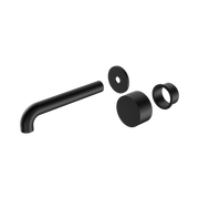 Nero Kara Progressive Wall Basin/Bath Set 120mm Trim Kits Only, Matte Black