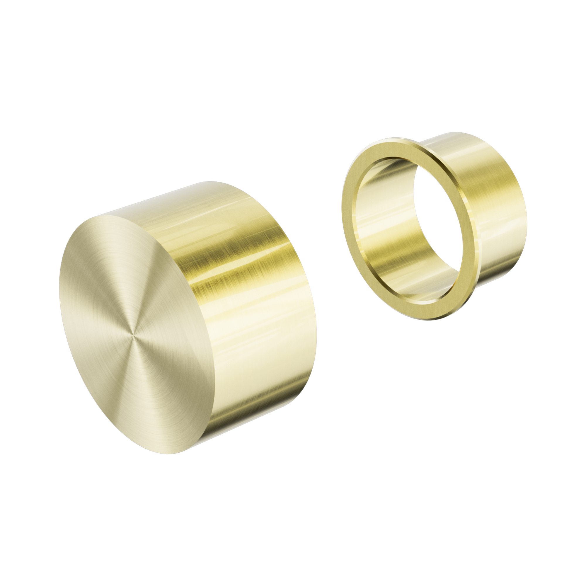 Nero Kara Progressive Wall/Shower Mixer Trim Kits Only, Brushed Gold