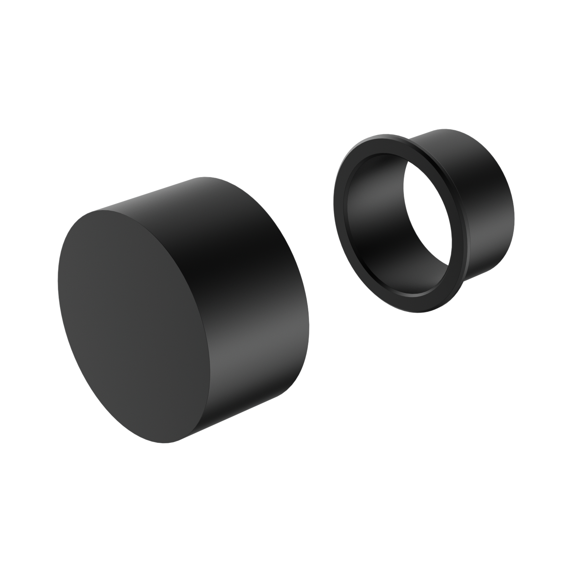 Nero Kara Progressive Wall/Shower Mixer Trim Kits Only, Matte Black