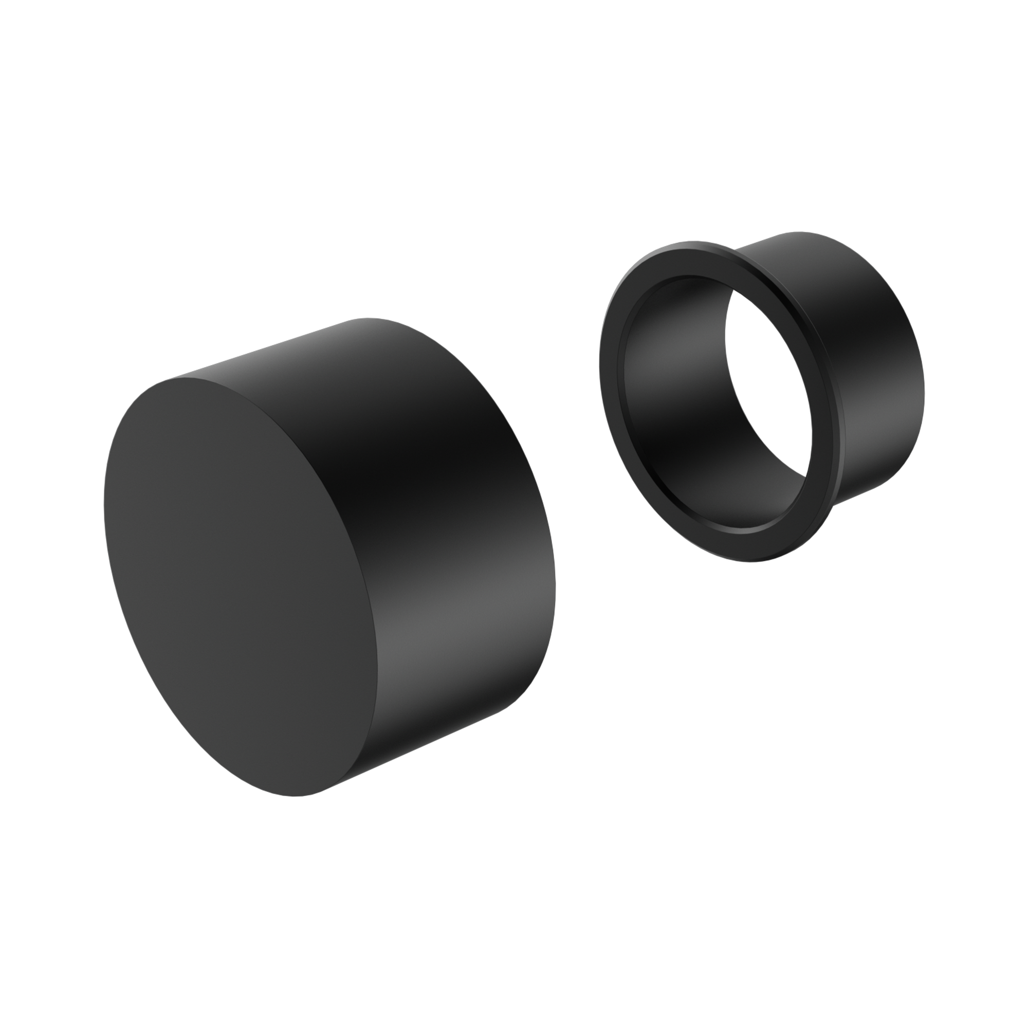 Nero Kara Progressive Wall/Shower Mixer Trim Kits Only, Matte Black