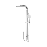 Nero Astra Rain Round Twin Shower Double Hose, Chrome