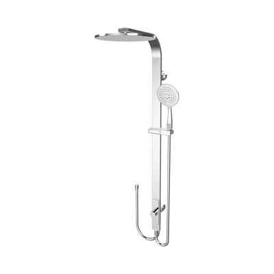 Nero Astra Rain Round Twin Shower Double Hose, Chrome
