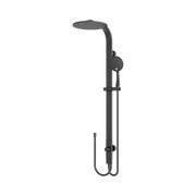 Nero Astra Rain Round Twin Shower Double Hose, Matte Black