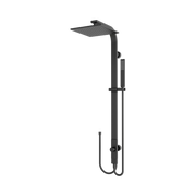 Nero Astra Rain Square Twin Shower Double Hose, Matte Black