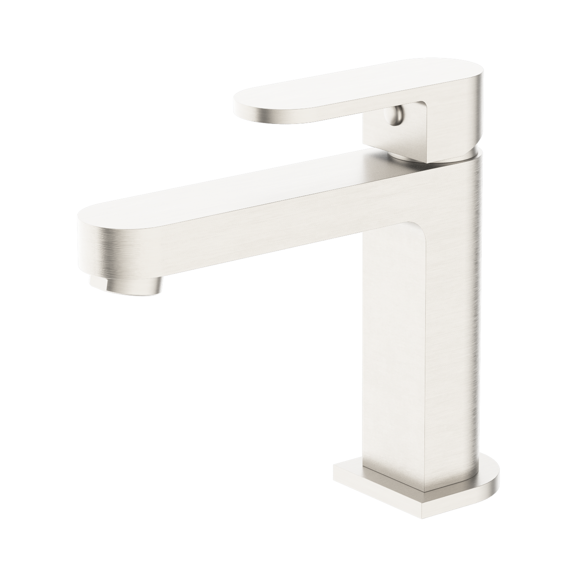 Nero Ecco Basin Mixer, Brushed Nickel