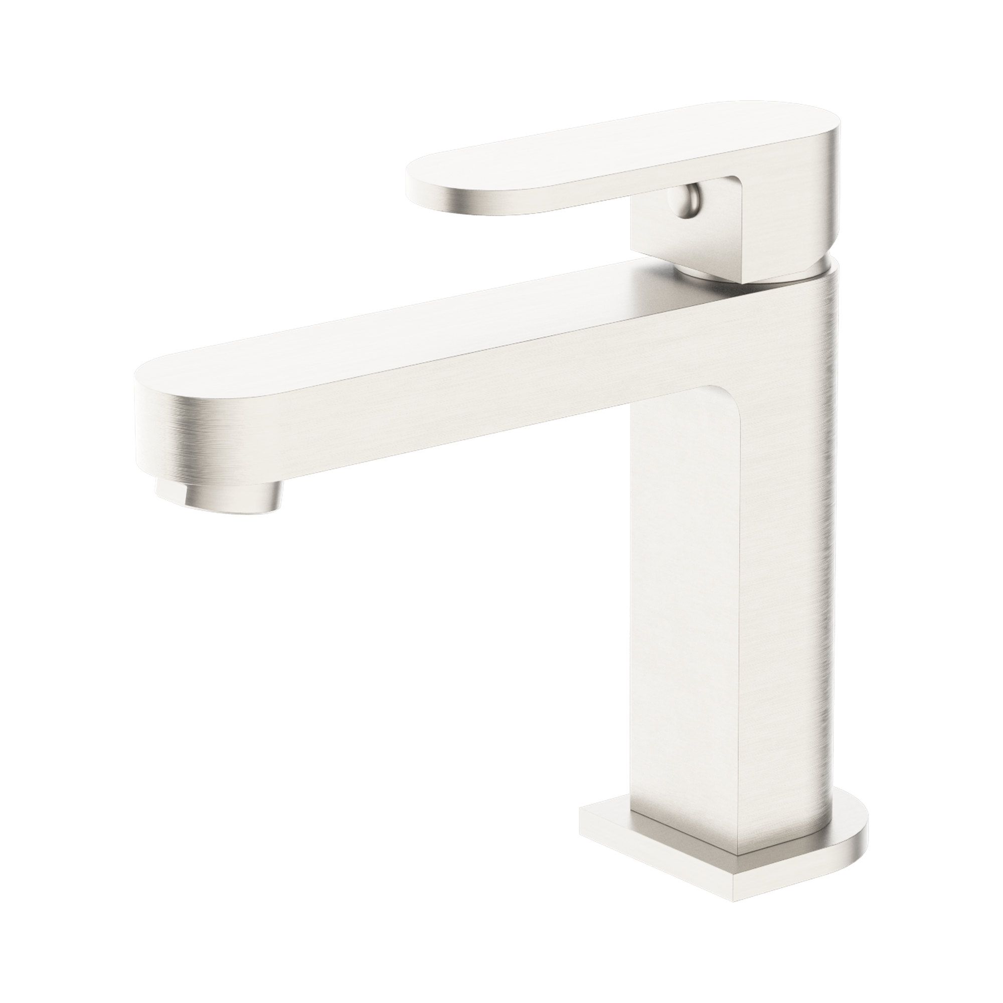 Nero Ecco Basin Mixer, Brushed Nickel