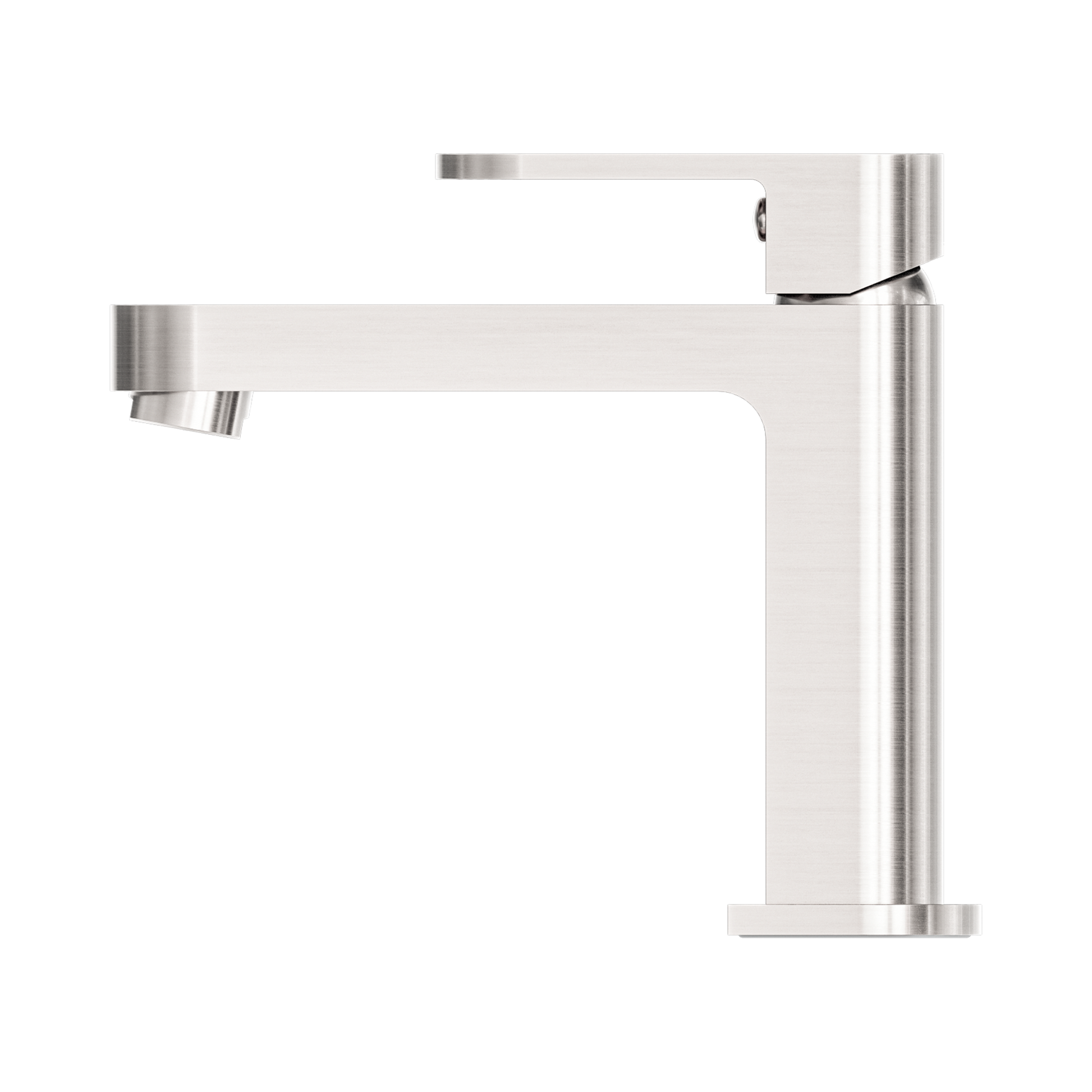 Nero Ecco Basin Mixer, Brushed Nickel