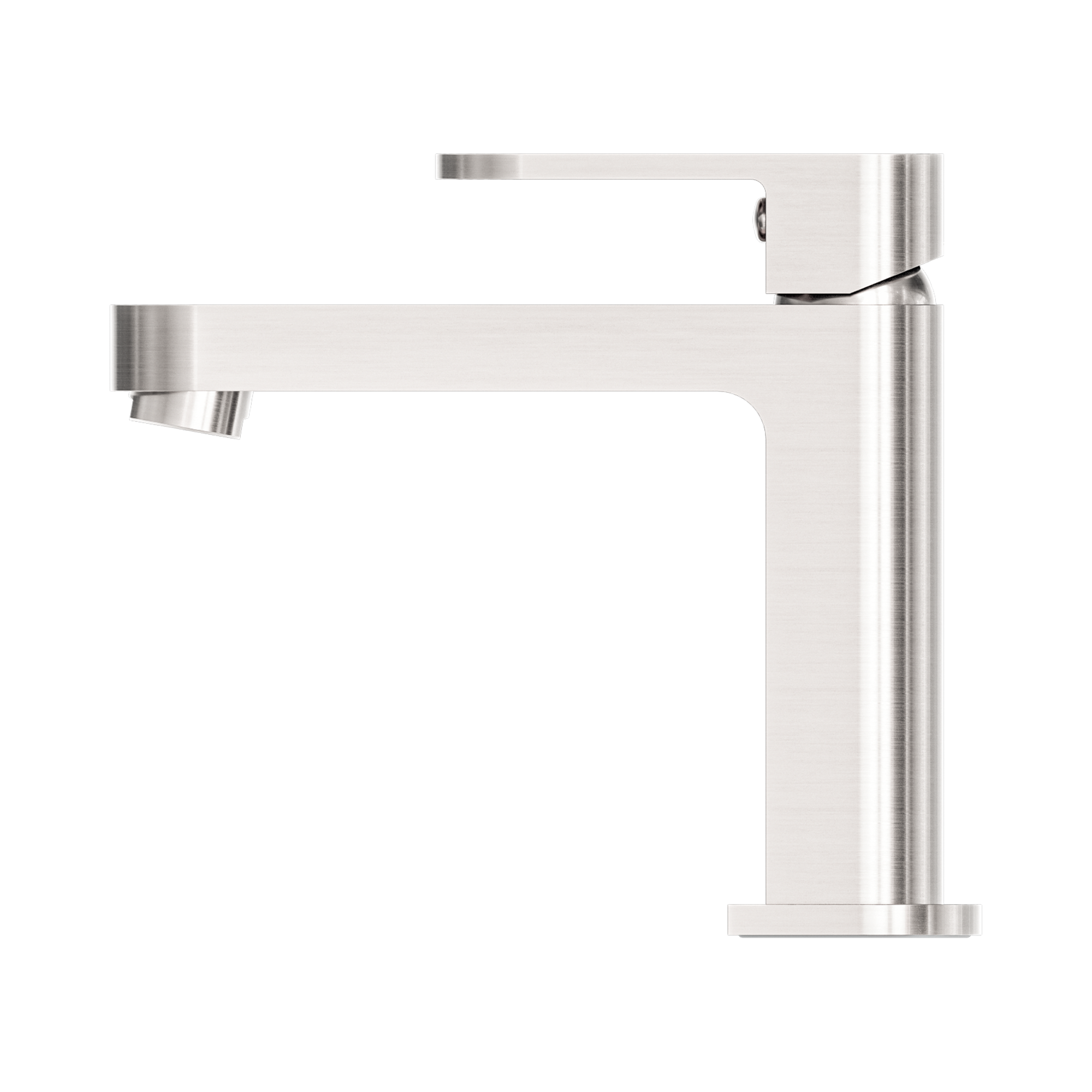 Nero Ecco Basin Mixer, Brushed Nickel
