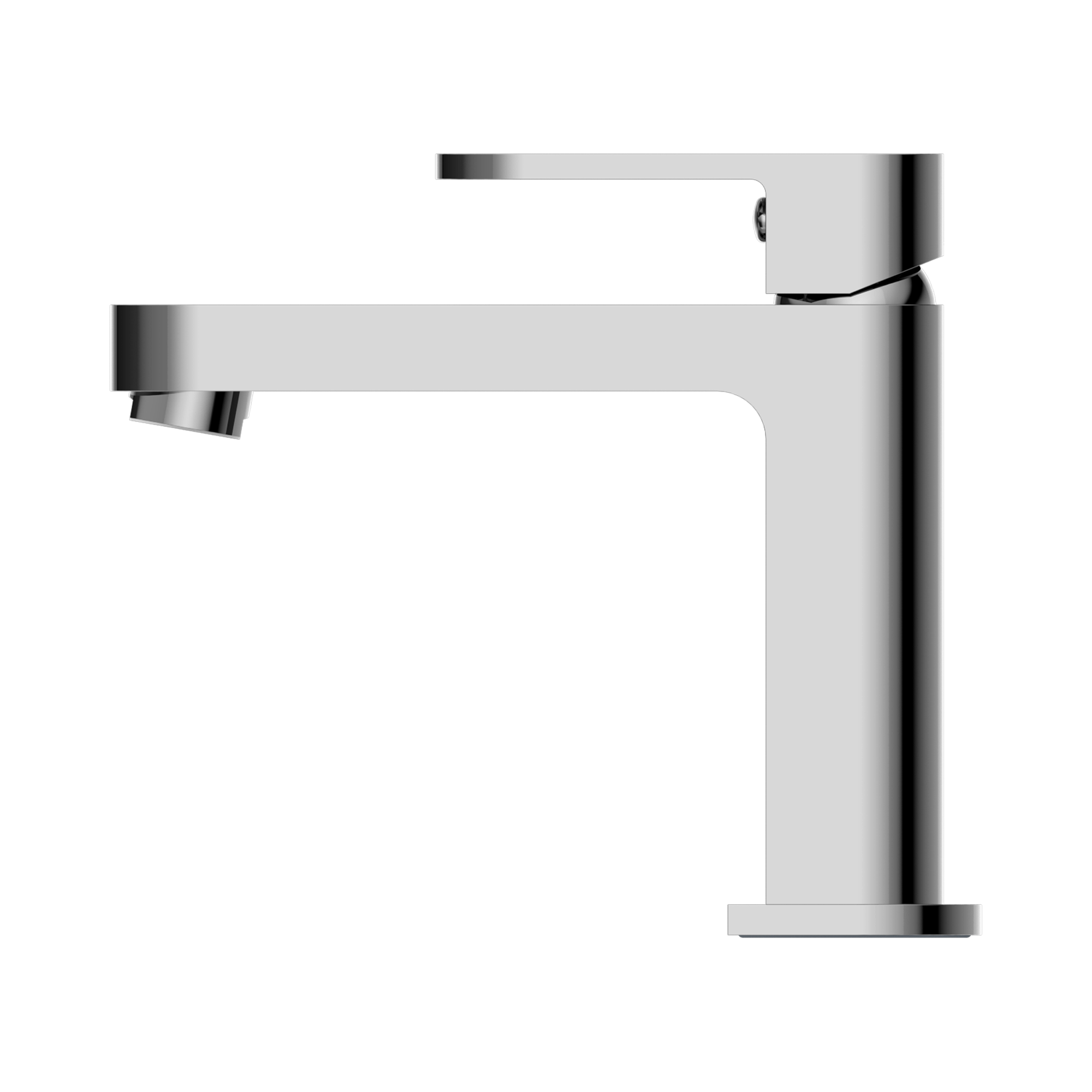 Nero Ecco Basin Mixer, Chrome