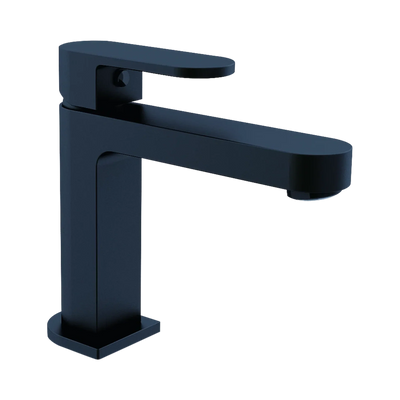 Nero Ecco Basin Mixer, Matte Black