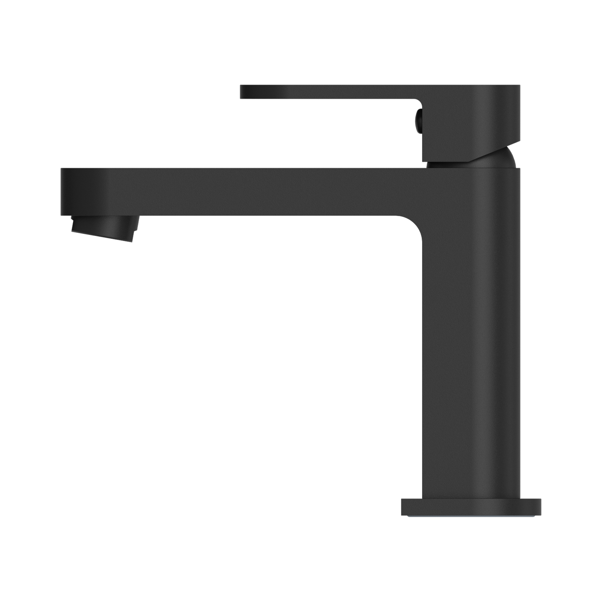 Nero Ecco Basin Mixer, Matte Black