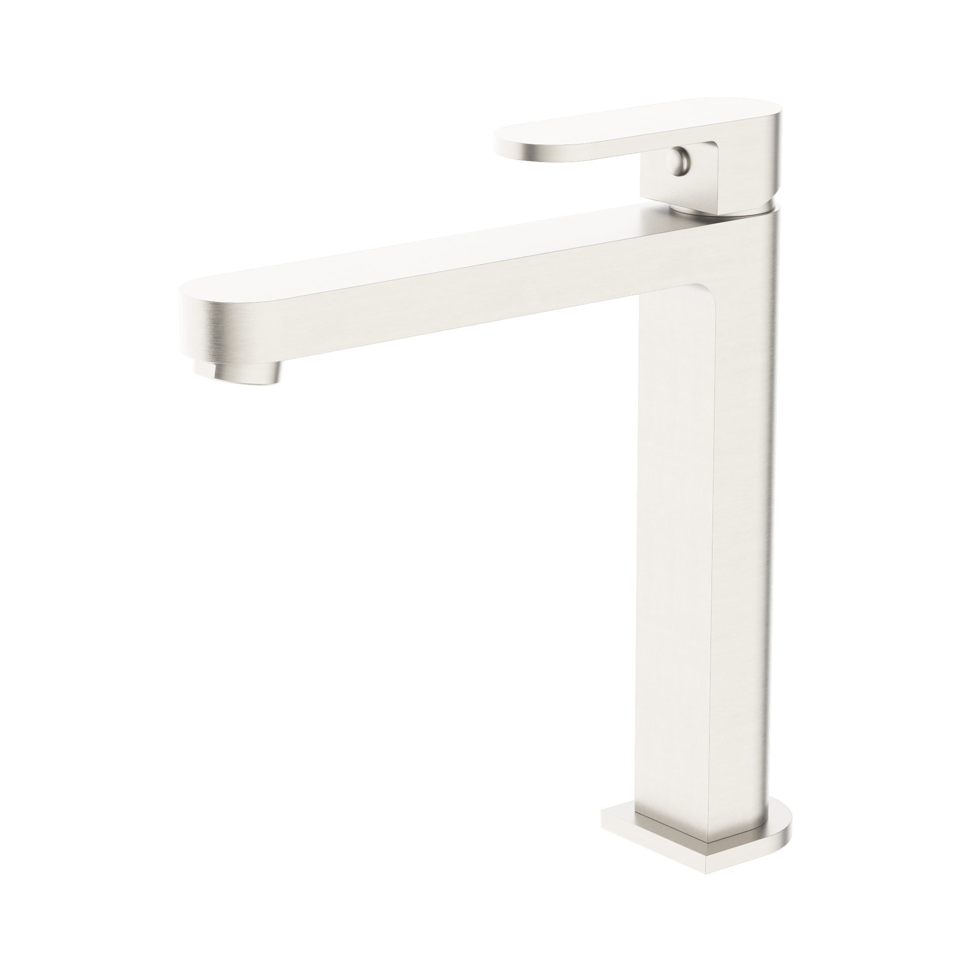 Nero Ecco Tall Basin Mixer, Brushed Nickel