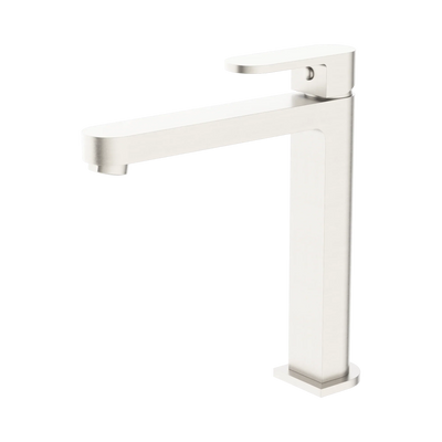 Nero Ecco Tall Basin Mixer, Brushed Nickel