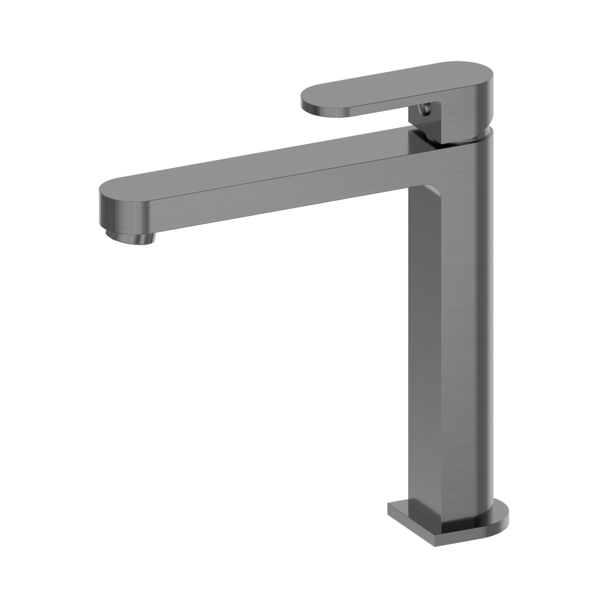 Nero Ecco Tall Basin Mixer, Gun Metal