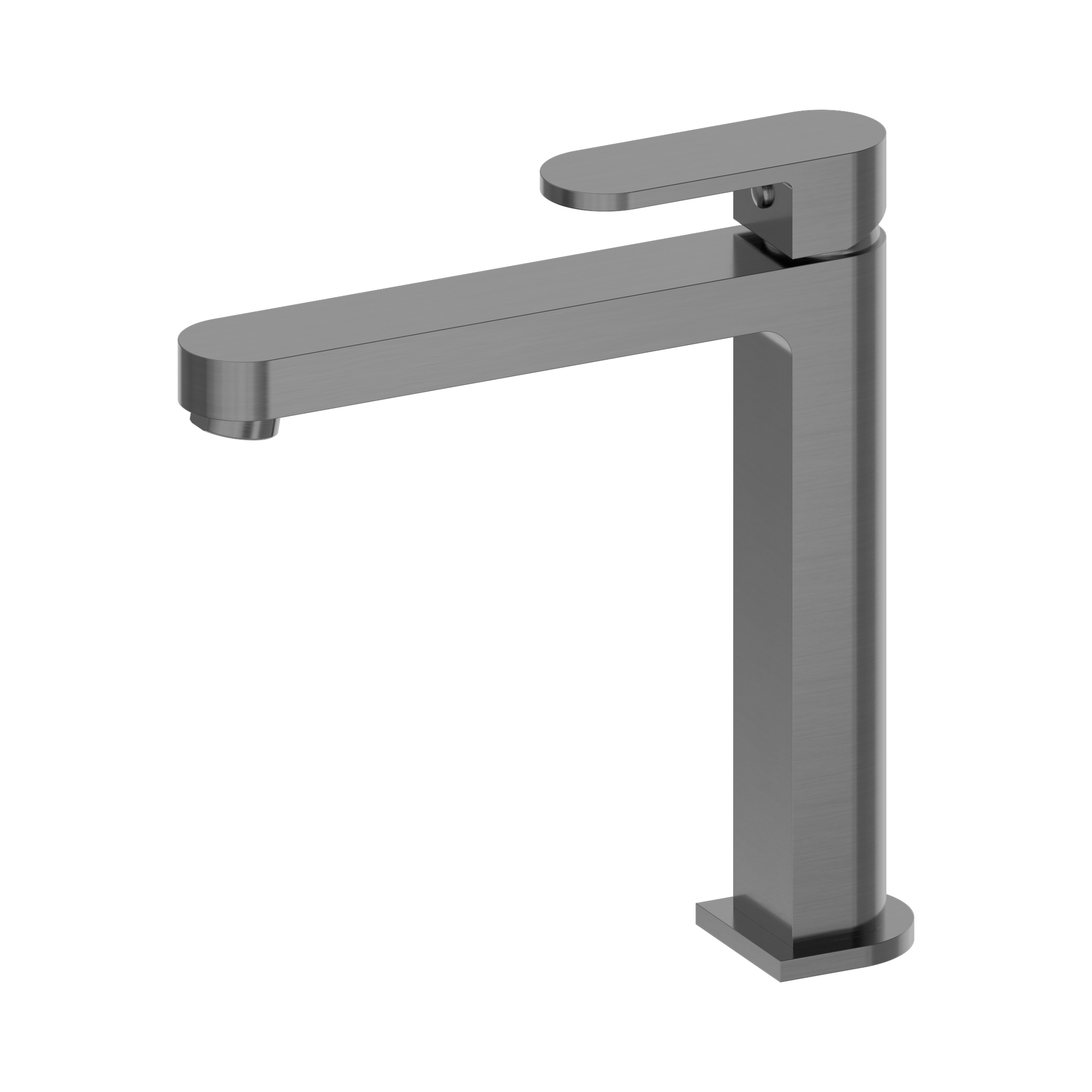 Nero Ecco Tall Basin Mixer, Gun Metal