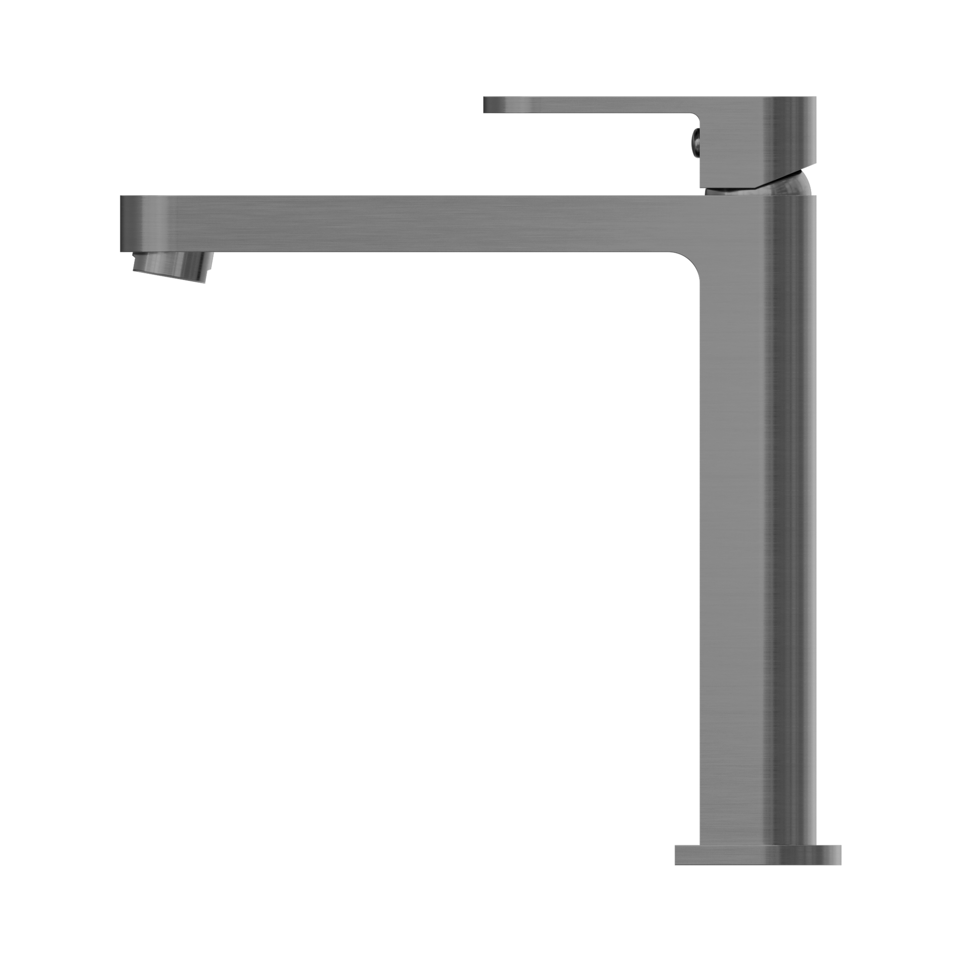 Nero Ecco Tall Basin Mixer, Gun Metal