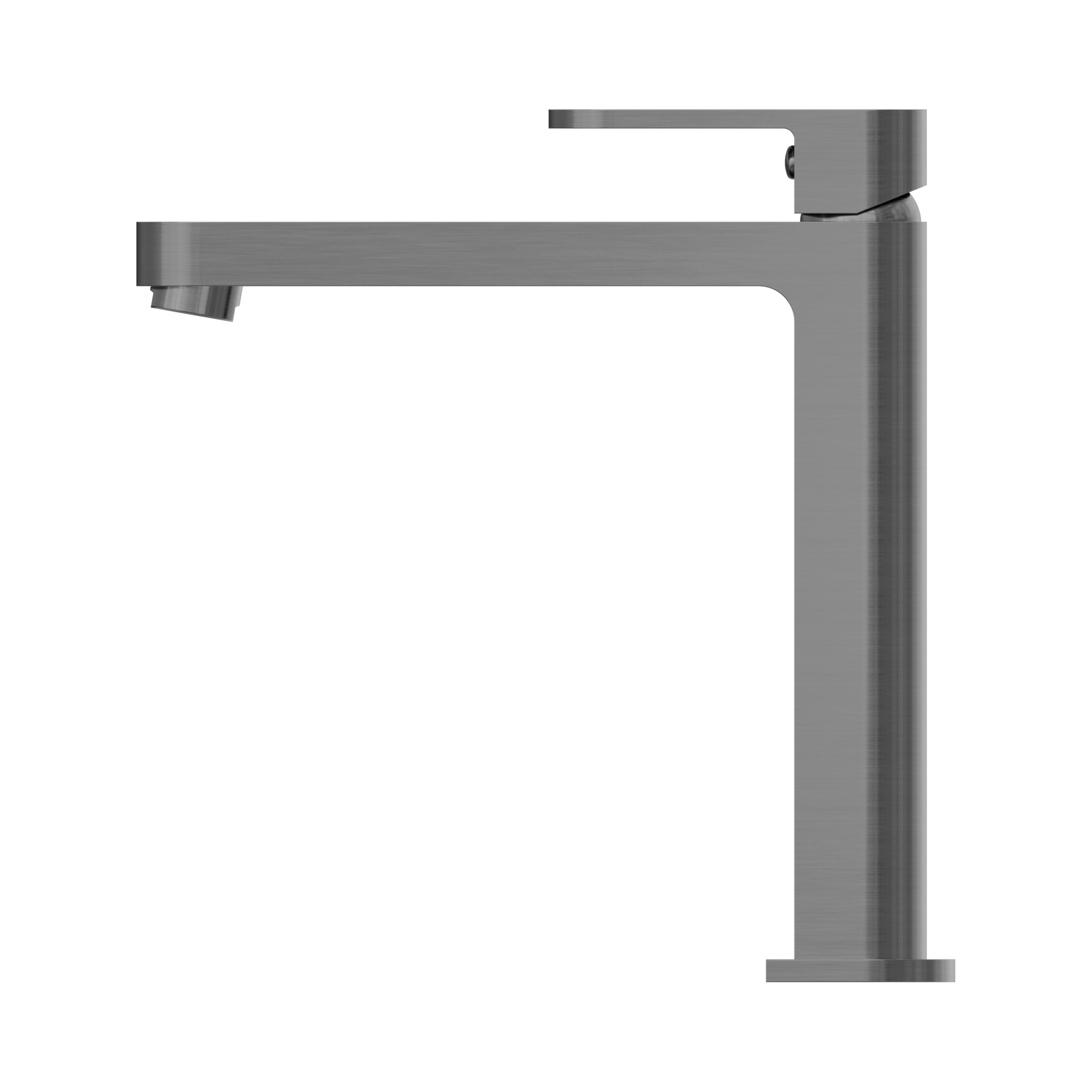 Nero Ecco Tall Basin Mixer, Gun Metal