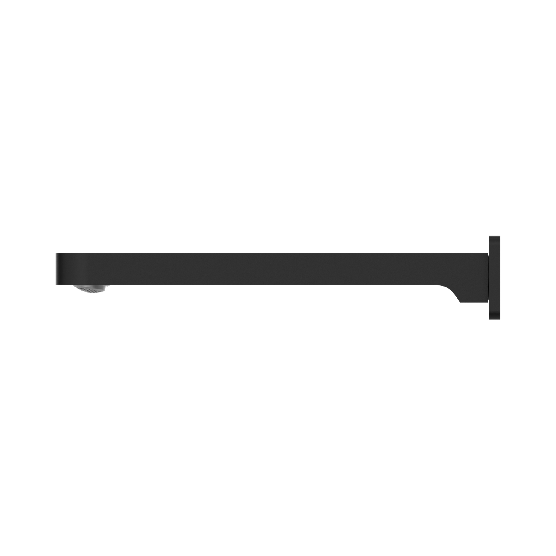 Nero Ecco Fixed Bath Spout Only, Matte Black