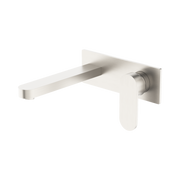 Nero Ecco Wall Mixer Set, Brushed Nickel