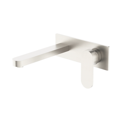 Nero Ecco Wall Mixer Set, Brushed Nickel