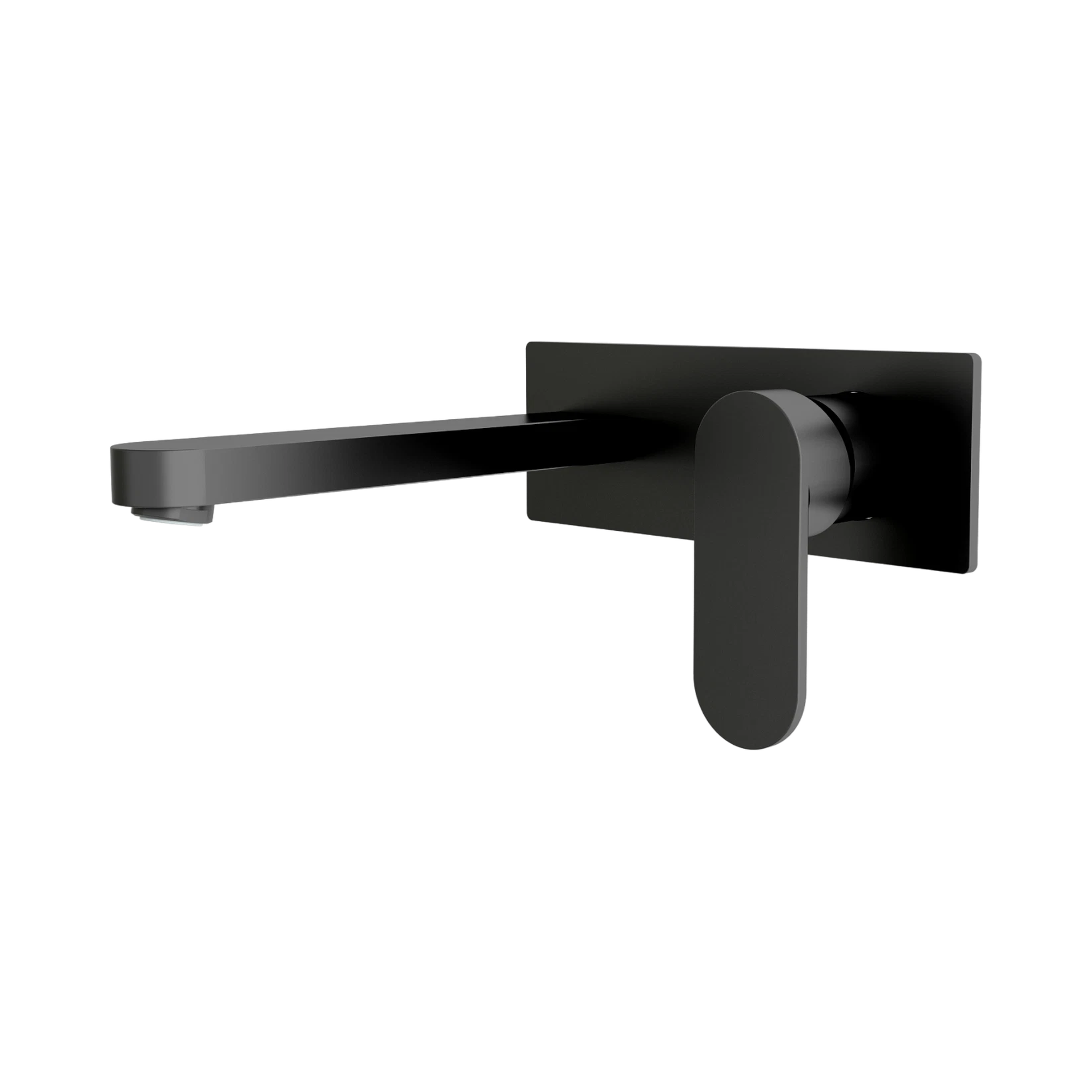 Nero Ecco Wall Mixer Set, Matte Black