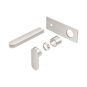 Nero Ecco Wall Mixer Set Trim Kits Only, Brushed Nickel
