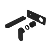 Nero Ecco Wall Mixer Set Trim Kits Only, Matte Black
