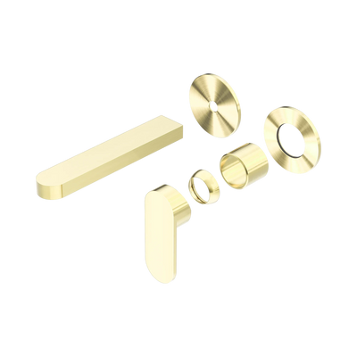 Nero Ecco Wall Basin/Bath Mixer Separate Back Plate Trim Kits Only, Brushed Gold