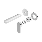 Nero Ecco Wall Mixer Set Separate Back Plate Trim Kits Only, Chrome