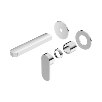Nero Ecco Wall Basin/Bath Mixer Separate Back Plate Trim Kits Only, Chrome