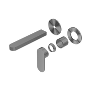 Nero Ecco Wall Mixer Set Separate Back Plate Trim Kits Only, Gun Metal