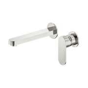 Nero Ecco Wall Mixer Set Separate Back Plate 60mm, Brushed Nickel