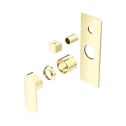Nero Ecco Diverter Mixer Trim Kits Only, Brushed Gold