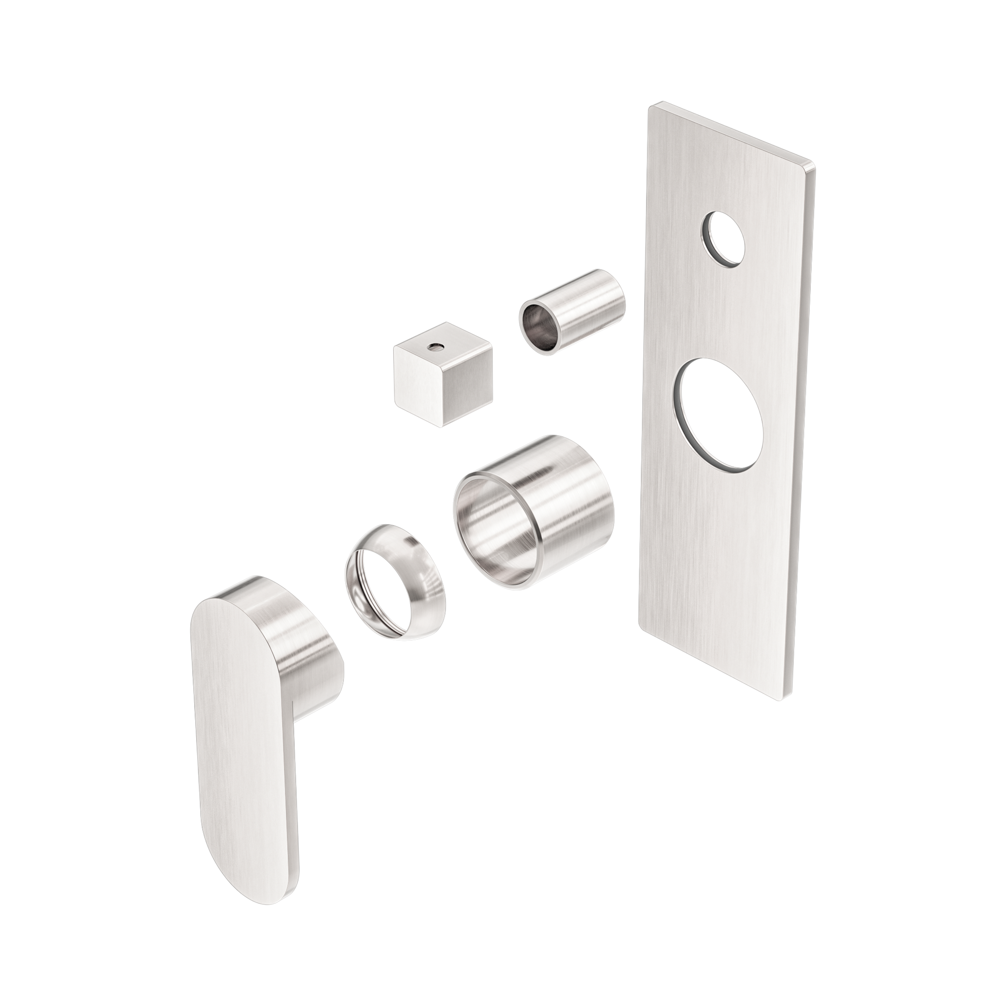 Nero Ecco Diverter Mixer Trim Kits Only, Brushed Nickel