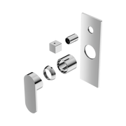 Nero Ecco Diverter Mixer Trim Kits Only, Chrome