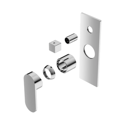 Nero Ecco Shower Mixer With Diverter Trim Kits Only, Chrome