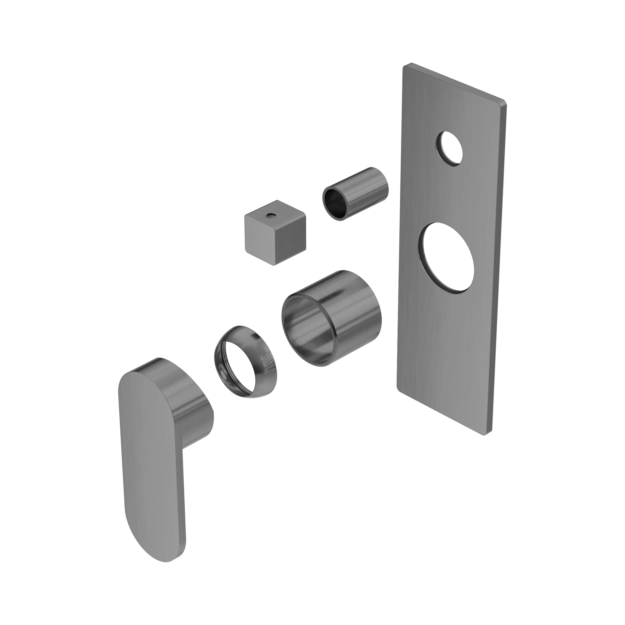 Nero Ecco Diverter Mixer Trim Kits Only, Gun Metal